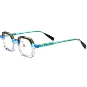 Nepbrillen, Brilmonturen Acetaat Unisex Multicolor(Green)