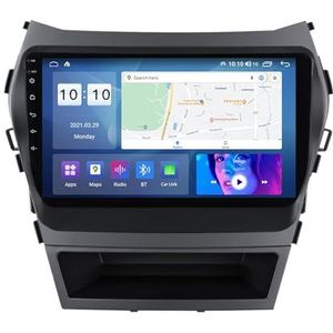 9"" Touch Car Stereo Radio DAB Head Unit GPS Navigatie voor Hvyundai X45 2013-2017 Android 12 Autoradio Ingebouwde CarAutoPlay Achteruitrijcamera Ondersteuning DSP Bluetooth USB android auto (Size : 8