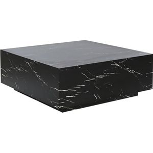 Home ESPRIT Salontafel, zwart, MDF, 90 x 90 x 35 cm