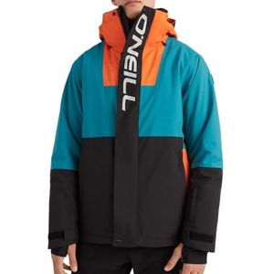 O'Neill Ski-jack, blauw/oranje, heren, Blizzard jas, blauw, XL
