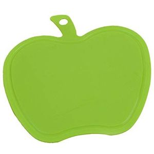 Inzopo Nieuwigheid kunststof snijplank, fruitvorm keuken snijplank groente fruitplank dun plastic gereedschap - Apple