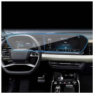 Displaybeschermfolie Voor Q6 Le-ton 2025 Auto Navigatie Schermbeschermer Gehard Glas Dashboard Film(Split Navigation Film)