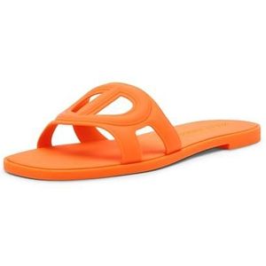 Steve Madden Jellie, damessandalen, oranje, maat 36, Oranje, 36 EU