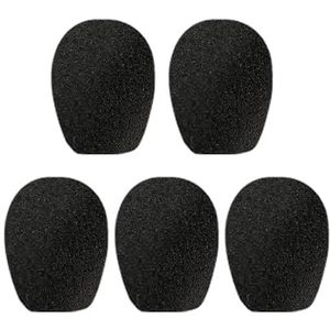 5Pcs Headset Microfoon Covers Schuim Ruisonderdrukking Headset Microfoon Spons Microfoon