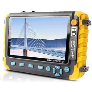 CCTV-tester, CCTV-monitortester, 8MP CCTV Tester 5 Inch Camera Monitor 4K AHD/CVI/TVI CVBS CCTV Analoge Camera Tester Met VGA-ingang CFTV Mini Monitor PoE-netwerktools