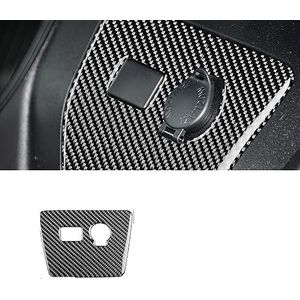 Autostyling interieur Voor Prius XW30 ZVW30 ZVW35 2009-2015 Koolstofvezel Interieur Auto Accessoires Stuurwiel Center Controle Voor Toyota (Kleur : 8 Power outlet)