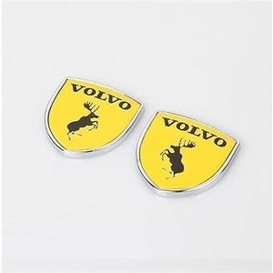 Auto Metalen Embleem Sticker, Auto Logo Cover Badge Sticker Exterieur Decoratie Accessoires, Voor Volvo XC60 S40 S60 S90 XC40 XC70 XC90 V40 V60 V90 S80 S80L,B