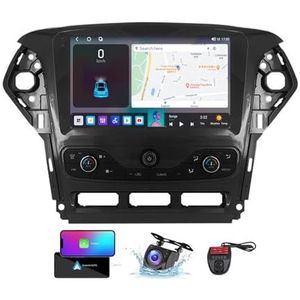 Android 13 QLED Autoradio voor Ford Mondeo 4 2010-2014 - Ingebouwde DSP/Carplay/Android Auto - Camera + DVR - 9 inch 2 Din - Stuurbediening - FM AM RDS DAB Radio - Bluetooth 5.0(NF-7)