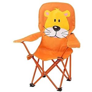 Draagbare Campingstoel Leuke Cartoon Outdoor Stoel Kleine Opvouwbare Fauteuil Rugleuning Stoel Schilderen Stoel Draagbare Lounge Stoel Strandstoel Regiestoel Visstoel(D)