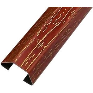 Kabelbeheer voor vloer Zelfklevende kabelgoot van roestvrij staal for vloer en wand, veelkleurig, verschillende maten(Rosso,60x15x40mm)