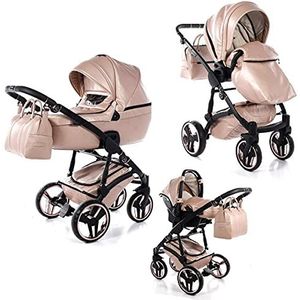 Junama kinderwagen Isofix 2in1 3in1 Termo van Lux4Kids Rosa 06 3in1 (inclusief autostoeltje)