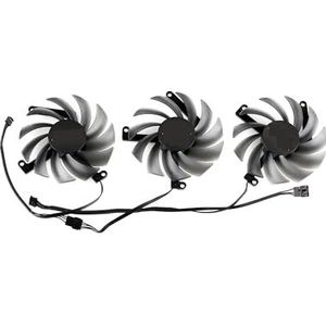 CF-12915S RTX 3080 koelventilator vervangen voor INNO3D 3070 Ti 3090 ICHILL X4 OC grafische kaartkoelerventilator(Black 3-Fan)