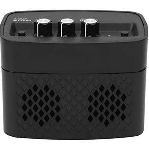 Gitaarversterker USB Oplaadbare Bluetooth Stereo-uitgang Gitaarcombo-versterker Luidsprekerbundel(zwart)