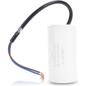 Condensator, 50uF Condensator 450V 50uF startcondensator Bedrijfscondensator Motorstartcondensator CBB60 Motorstartcondensator 450V 50uF Microfarad-condensatorkabel, CBB60 450V 50uf bedrijfscondensator
