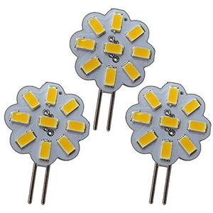 PB-Versand 3x G4 LED 2W Watt dimbaar 12V AC/DC 9x5630 SMD 120 ° ronde spot spot