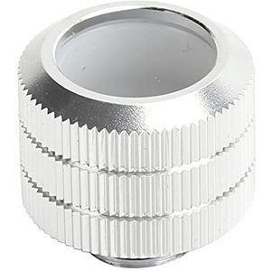 Gekoelde Pc-fitting, 16 Mm / 0,6 Inch Mannelijke G1 / 4 20 Kg Anti-druppelbuis Schroeffitting voor Computer Waterkoelsysteem (Zilver)