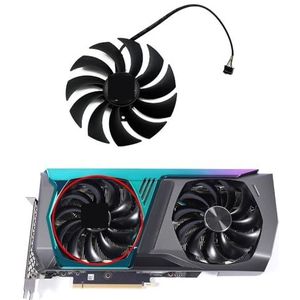 100mm GAA8S2U CF1010U12S 12V 0.45A RTX3070 GPU-koelventilator voor Zotac voor gaming RTX 3070 AMP Holo grafische kaartventilator(A-Fan)