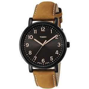 Timex Unisex Originals Oversized Horloge, Kaki/Zwart, Unisex, Originelen