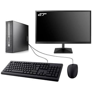 PC HP 800 G2 SFF Gaming Display 27 inch RTX 3050 i7-6700 RAM, 16 GB SSD, 1 TB W11 WiFi (gereviseerd)