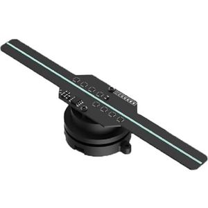 Producten Transparante led-display Mini 3D-hologramventilatorprojector Halloween-kersthologramdisplay