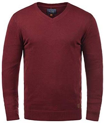 BLEND - Lasse - Trui - Wijnrood - Lange Mouw