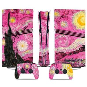 Voor PS5 PRO Skin Digital Edition Console En Controller Vinyl Cover Skins Wraps Krasbestendig, Compatibel Met Voor PS5 Digital Edition Pro 64787 Geen Schuimvorming Bubbelvrij