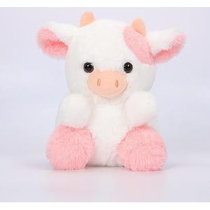 20cm kawaii belle aardbei koe pluche speelgoed leuke roze knuffel vee zachte poppen cadeau voor kinderen kamer-20cm, koe