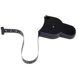 ANCLLO 4-delige lichaamsmeetlint voor lichaamsmeting Lichaamsvetmeetinstrument voor gewichtsverlies 60 inch 150 cm (zwart)