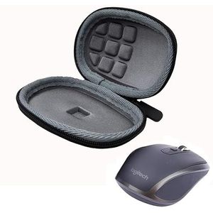 MotuTech Draagbare hoes voor Logitech MX Anywhere 3 / 2S / 2/1 draadloze muis, harde hoes met riem, krasbestendig, anti-botsing