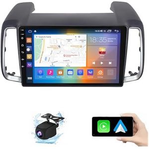 Android 13.0 2 Din Autoradio 10"" Touchscreen Auto Stereo Voor Hyundai IX35 Tucson 3 2018 Met Draadloze Carplay Android Auto GPS Navigatie AHD Omgekeerd Beeld Stuurwielbediening(Color:A,Size:P1(1G+16G)