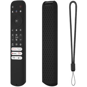 voor TCL RC813 FMB1/RC923 FMB3 Afstandsbediening Cases Covers Sleeve Shell Beschermende Siliconen Voor TCL Smart TV RC902V FMR1 FMR4 FMR5 Afstandsbediening (zwart)