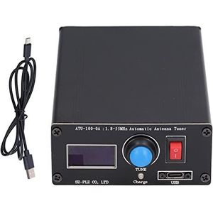 1.8‑55Mhz ATU‑100 Automatische Antennetuner 0,96 Inch Display USB-oplaadradiotuner Open Source Kortegolfantennetuner voor Amateurradio