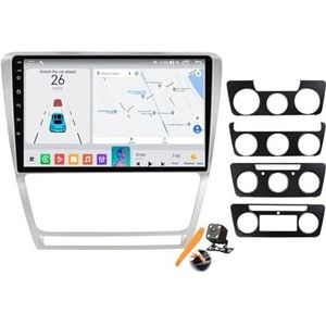 Y500s,YLOXFW Android 15.0 Autostereo Vervanging voor Octavia 2008-2013 Radio GPS Sat Navi 9'' Cartablet Multimedia Video Player FM BT Ontvanger met 4G WiFi Android Auto Carplay