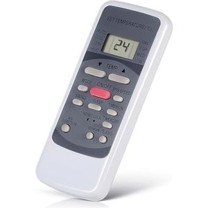 R51M/E Afstandsbediening Vervanging voor Airconditioner, Universele Airconditioner Afstandsbediening Fit voor