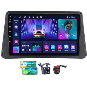 Android 13 Autoradio 9 Duim Touch Display Voor Opel Mokka 1 2012-2016 Met Draadloze Carplay Android Auto/GPS/4G WiFi/FM RDS DAB+/Buletooth/Bediening op het stuur + Camera en DVR(NF-1)