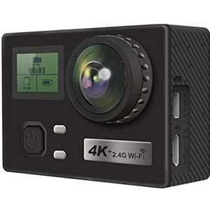 Actiecamera, 4k dual-screen sportcamera met gyroscoop anti-shake camera waterdichte sport dv