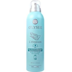 Biologische doucheschuim L'Exploit schuimende douchegel voor mannen - houtachtig - kruidig 200ml