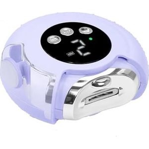 Elektrische Nagelknipper, 2-in-1 Schuren en Polijsten Automatische Elektrische Nagelknipper Multifunctionele Draagbare Nagelvijl Elektrisch Manicure Gereedschap,Purper