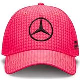 Mercedes AMG Petronas Formule 1-team - Lewis Hamilton Driver Cap 2023, Neon Roze, Eén Maat