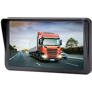 GPS-autonavigatiesysteem, 9 inch 3D GPS Navigatie Gratis kaarten ondersteunen meerdere kaarttalen RAM 256MB ROM 8GB Vrachtwagen Voor auto, vrachtwagen, camper(With rear camera)