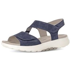 Gabor - Rolling Soft - Sandalen - Blauw - Nubuck