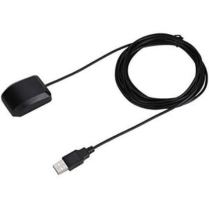 ASHATA 2-in-1 auto GPS-antenne GLONASS antenne-adapter USB-poort met 3 meter kabel