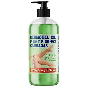Cold Effect Gel voor vermoeide, gezwollen voeten en benen of met spataderen - 500 ml - Een gevoel van verlichting en welzijn - Verfrissend, ontstekingsremmend en ontspannend. stimuleert de bloedsomloo