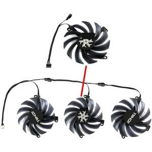 85mm CF-12915S grafische kaartventilator voor INNO3D RTX 3070 3070Ti 3080 3080Ti 3090 voor ICHILL X4 OC VGA video GPU-koeler CF-12910S(1 Piece B FAN)