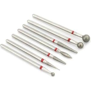 Nagelschuurkop, 7-delige set diamantnagelboortjes for manicure(No5)