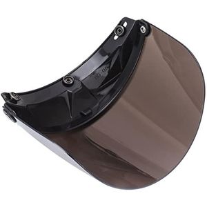 Helmvizier, PC-vervangingshelmlens Verwijderbare UV-bescherming voor motorfiets Zilver