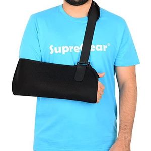 supregear Arm Sling, Lichtgewicht Verstelbare Mesh Schouder Startonderbreker Rotatorenmanchet Arm Zwad Steunbrace voor Schouderletsel, Gebroken Botten, Past linker en Rechter Arm Mannen en Vrouwen, XS