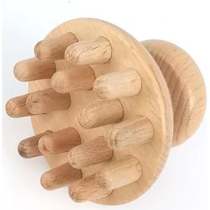 XIOKLM Houttherapie Massage Tool Massager Anti Cellulitis Fascia Massage Roller voor Full Body Spierpijn Verlichting (Hout)