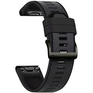 EEOMOiK 26mm Polsband Voor Garmin Fenix 5S 5 5X Plus 6 S 6 6XPro 3HR Siliconen horlogeband 22mm Strap Quick Release fashion smart Accessorie, 26mm For Fenix 6X 6XPro, agaat