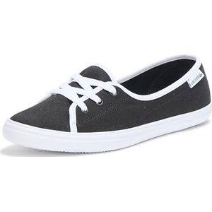Lacoste Median Base Sneakers voor dames, zwart, wit, 37.5 EU